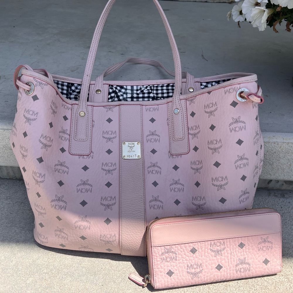 MCM Tote and Matching Wallet